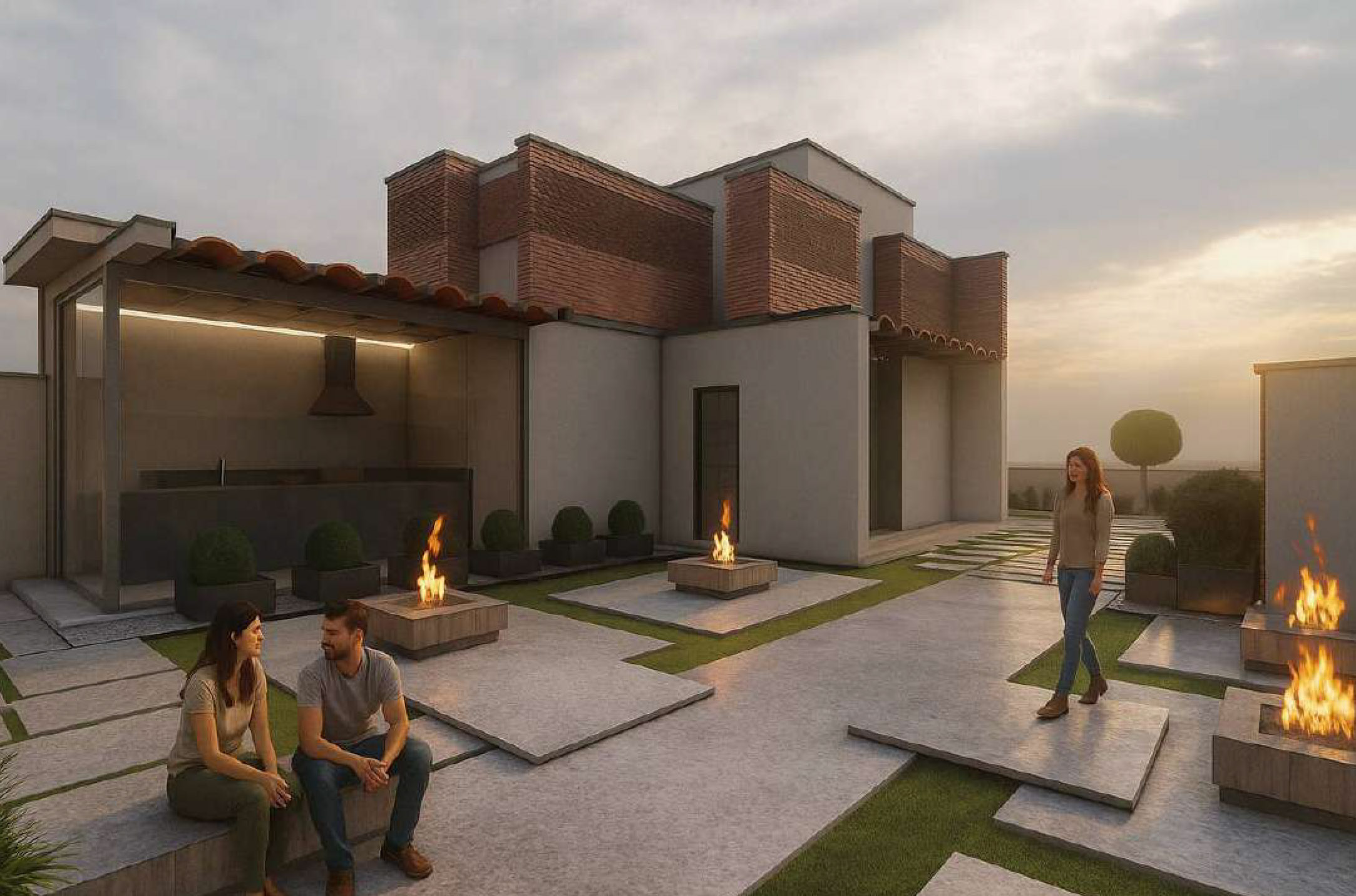roof Garden of La maison Building
